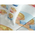 thumbnail image 4 of Ambesonne Cartoon Quilted Bedspread Set 3 Pcs, Funny Sleep Composition, King Size, Multicolor, 4 of 5