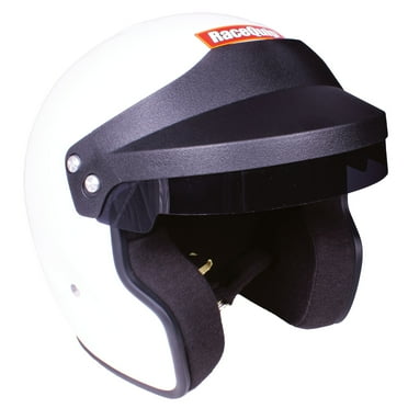 RaceQuip® 256113RQP OF20 Racing Helmet - Open Face - Snell SA2020 - White - Medium