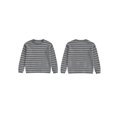 thumbnail image 3 of Mommy and Me Matching Outfits Sweater Stripe Long Sleeve Knitwear Crewneck Pullover Knit Tops, 3 of 10