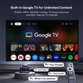 thumbnail image 2 of Aurzen BOOM mini proyector inteligente de Google TV con WiFi y Bluetooth, proyector de películas para exteriores y hogar compatible con 4K con altavoces de 20 W, audio DoIby, enfoque en tiempo real y, 2 of 5