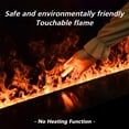 thumbnail image 3 of 31.5-inch Water Vapor Fireplac with Dual-mode Water Supply System,Vapor Fireplace with 3D Realistic Flame,Electric Fireplace with Remote/Touch Control for Timer,Dimmable, 3 of 8