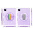 thumbnail image 5 of Dteck for iPad Air 5th/4th (10.9”, 2022/2020), iPad Pro 11 2022/2021/2020/2018 Case, Shockproof 360 Rotating Stand Hand Strap Pencil Holder Kids Case for iPad Air 5/4,iPad Pro 11",Purple, 5 of 5