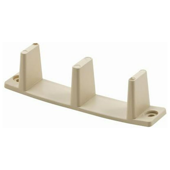 Prime-Line N 7527 Bypass Sliding Closet Door Guides, 1-3/8-In, Plastic, Tan, Non-Adjustable - Quantity 6