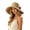 Khaki, variant on Beach Hats for Women Women Bow Knot Casual Fisherman Hat Outdoor Fashion Woven Sun Cap White One Size