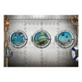 thumbnail image 2 of Tiptophomedecor Peel and Stick Wallpaper Wall Mural - Portholes - Removable Wall Decals, 2 of 3