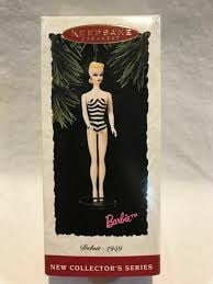 Vintage Hallmark Keepsake Ornament Barbie Debut 1959.