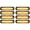 Amber, variant on 8PCS Sync Ultra Slim LED Strobe Warning Lights for Vehicle Grille Mount
