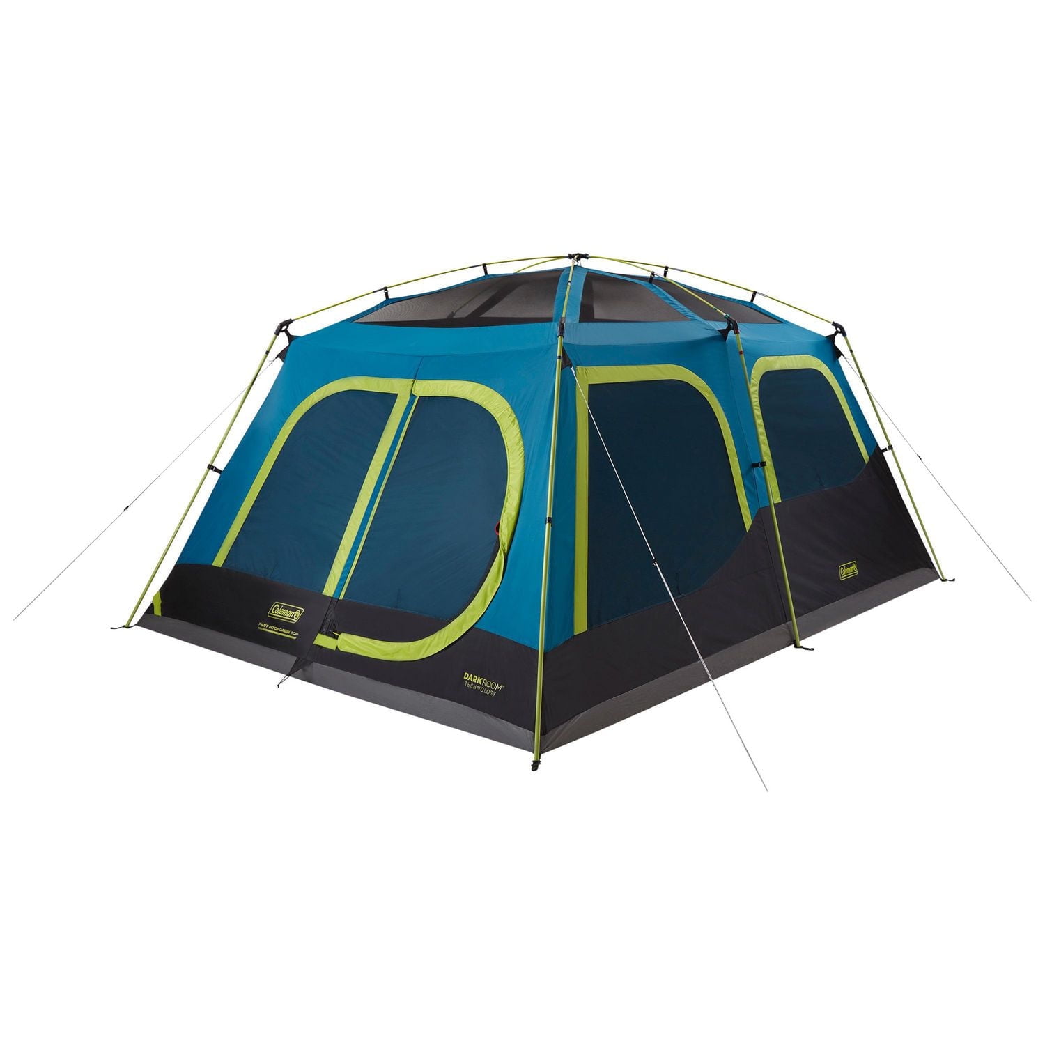 Coleman 10-Person Dark Room Camping Tent, Blue