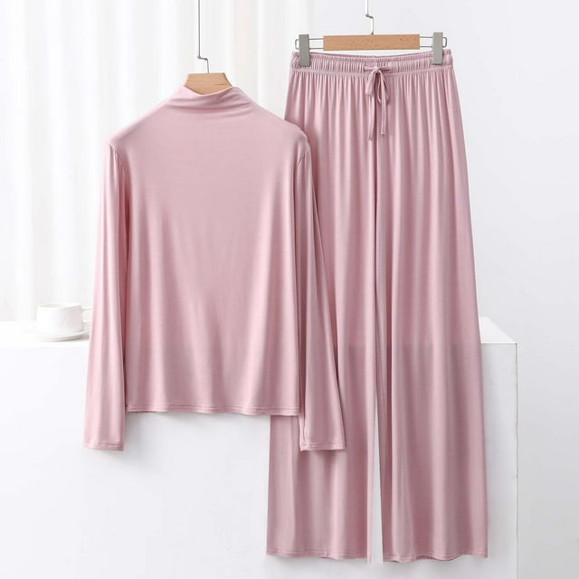 Weiqiqre Pyjamas pour Femmes Pyjamas Rafraîchissants Ensembles d'Été Assortis Manches Courtes Ensemble de Détente Femmes