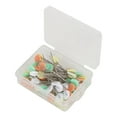 thumbnail image 4 of 100Pcs Sewing Pins Stitching Fixing Color Needle With Transparent Plastic Box, Strong And Durable Stainless Steel Wire, For Fabric, Home Decoration Sewing, Crafts, Embroidery, 4 of 8