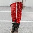 thumbnail image 3 of Christmas Leggings for Women with Pockets Brushed Cute 3d Printed Warm Winter Yoga Pants Thermal Leggings Christmas Gifts for Women, 3 of 6