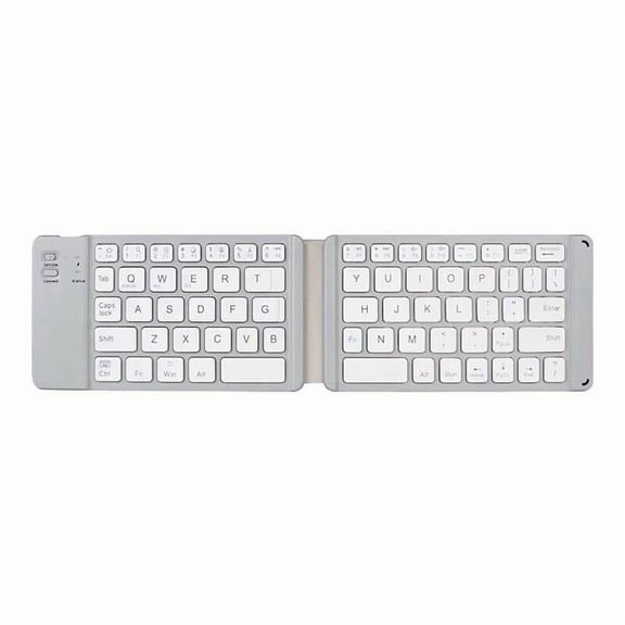 Wireless Keyboard Folding for Samsung Galaxy S25/Edge/Plus/Ultra - Rechargeable Portable Compact