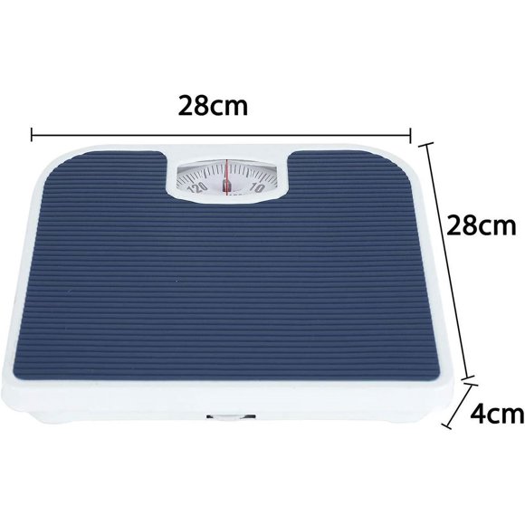 Jinsinto Bathroom Scales Accurate Mechanical Dial Weighing Scale Measure Body Weight Blue
