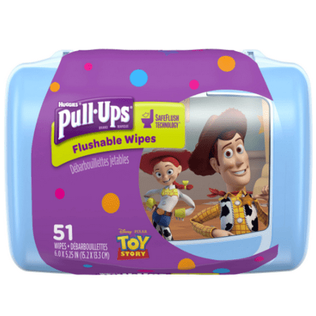 Huggies Pull-Ups Big Kid Flushable Wipes (51 count)