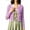 Purple, variant on QURATI Women Crop Cardigan Sweaters Lightweight 3/4 Sleeve Button up Crochet Shrug | Textured Bolero for Dresses Dressy Casual, V Neck, Ladies Eyelet Shawl Thin Trendy