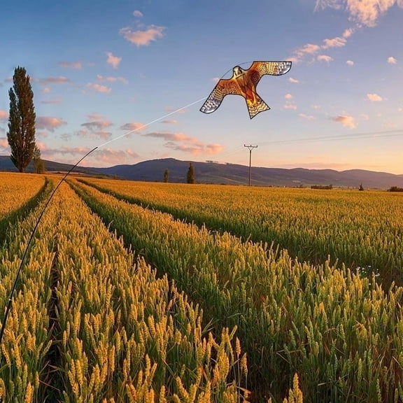 HENGDA KITE Scare Kite Bird Repelling Kite Eagles Kite Guardian Farm and Fields Excluding ground poles