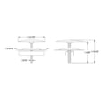 thumbnail image 3 of Gourmet Scape SC1008 Studio Accessory Faucet Hole Cover Kitchen Sink, Brushed Nickel, 3 of 3