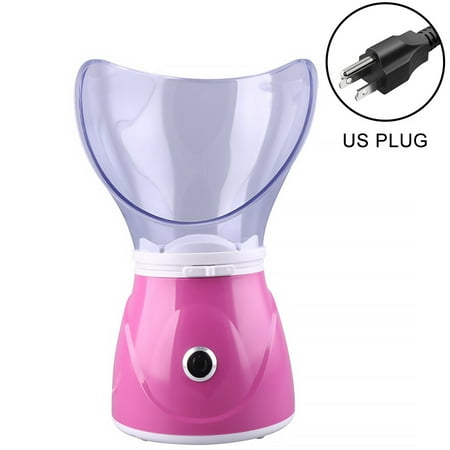 

Face Steamer Facial Skin Moisturizing Mist Sprayer Face Pores Deep Cleanser Mist Thermal Steam US Plug Pink 110V