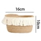 thumbnail image 4 of Cestas de almacenamiento portátiles, cesto para , cesta tejida decorativa con bor de estar, baño, dormitorio, armario, dormitorio S Soledad Cesta de misceláneas, 4 of 10