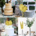 thumbnail image 4 of Hojas doradas artificiales con tallos LOMIRO, 30 unidades, decoración de boda, 4 of 7