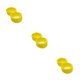 thumbnail image 4 of Agarre de Raqueta Wosthever 2 Piezas Anillo Elástico de Goma Negro Rojo Azul Amarillo Blanco, 4 of 6