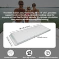 thumbnail image 2 of VOS Anti-Fatigue Standing Mat Boat Helm Thick Non-Slip Grip Cushion (White Sand), 2 of 7
