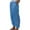 Blue, variant on Summer Pants for Women 2025 Women's Summer Casual Loose Cotton and Linen Pocket Printing Trousers Pants Womens Plus Size Pants