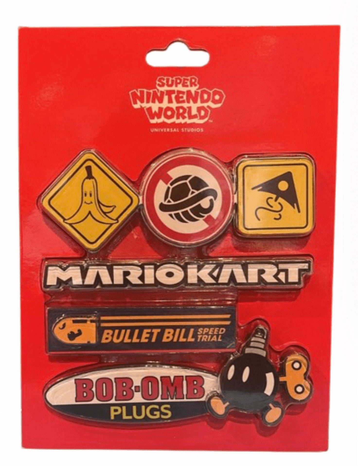 Universal Studios SUPER NINTENDO WORLD Mario Kart Magnet Set New With Card