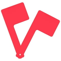 2 Pcs Mail Box Flag Mailbox Tealight Disco Holder Unique Small Pot Lid Handles Red