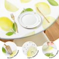 thumbnail image 4 of Round Picnic Table Cloth 100% Waterproof & Oil Proof, Elastic Fitted Table Cover for 36"-44" Round Tables, for Dining, Camping, Outdoor, 4 of 7