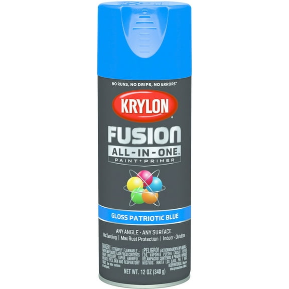Krylon 2716 Spray Paint Gloss Patriotic Blue / 6 EA