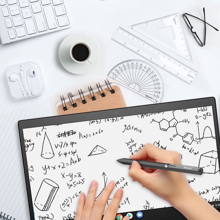 Penoval USI Stylus Pen for Chromebook with 4096 Levels Pressure for Lenovo chromebook Duet, ASUS chromebook C436, HP chromebook X360 12b, HP chromebook X360 14b?Including AAAA Battery & Spar