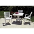 thumbnail image 3 of Compamia Marina Resin Patio Dining Arm Chair in White, 3 of 4