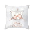 thumbnail image 2 of Large Throw Pillow Covers Hwkond Gold And White Merry Christmas PillowCovers 18x18 Inch Peach-Skin-Like Cloth PillowCase Xmas Decor Winter Party Decoration For Sofa Couch,(Up to 25% Off)Gold,whiteD, 2 of 5
