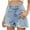 Light Blue, variant on NAFUU Womens Summer Jean Shorts Womens Denim Shorts Stretchy High Waisted Casual Jean Shorts Trendy Ripped Loose Fit Hot Short Jeans Casual Beach Shorts