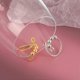 thumbnail image 4 of Rings For Teen Girls,Ring Rotate Freely Anti Stress Copper Anxiety Single Coil Spiral Women Ring for Travel, 4 of 4