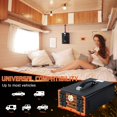 thumbnail image 3 of Mohsoe Pure Sine Wave Inverter 3000W 6000W, 12V to 110V/120V AC with 4 Outlets, Remote Control & LCD Display, for RV Camping Truck Emergency Power Supply, 3 of 9
