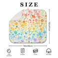 thumbnail image 4 of Light Pioneer Flower Pattern Dish Drying Mat for Kitchen 1 Pack, Ultra Absorbent Microfiber Dishes Drainer Mats,16"x18", 4 of 6