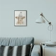 thumbnail image 2 of Stupell Industries Cow With Beanie Hat Winter Farm Watercolor Painting Framed Wall Art by Hollihocks Art, 11" x 14", Black Framed, 2 of 8