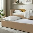 thumbnail image 5 of Modway Veyla Channel Tufted Performance Velvet Twin Daybed With Trundle in Brown, 5 of 6