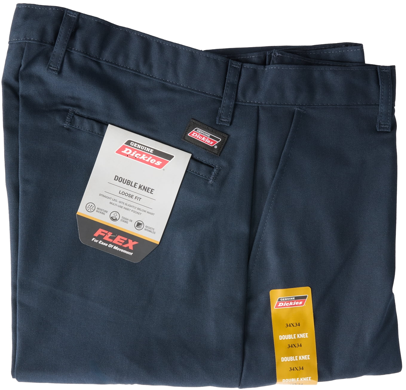 Genuine Dickies Men's Double Knee Pants - Walmart Business Supplies