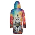 thumbnail image 2 of Hello 2025 British Shorthair Celebrates Happy New Year Firework Balloon All Over Print 3D Hooded Duffle Toggle Coat Cat Lover Kitten Owner Gifts - 02024, 2 of 6