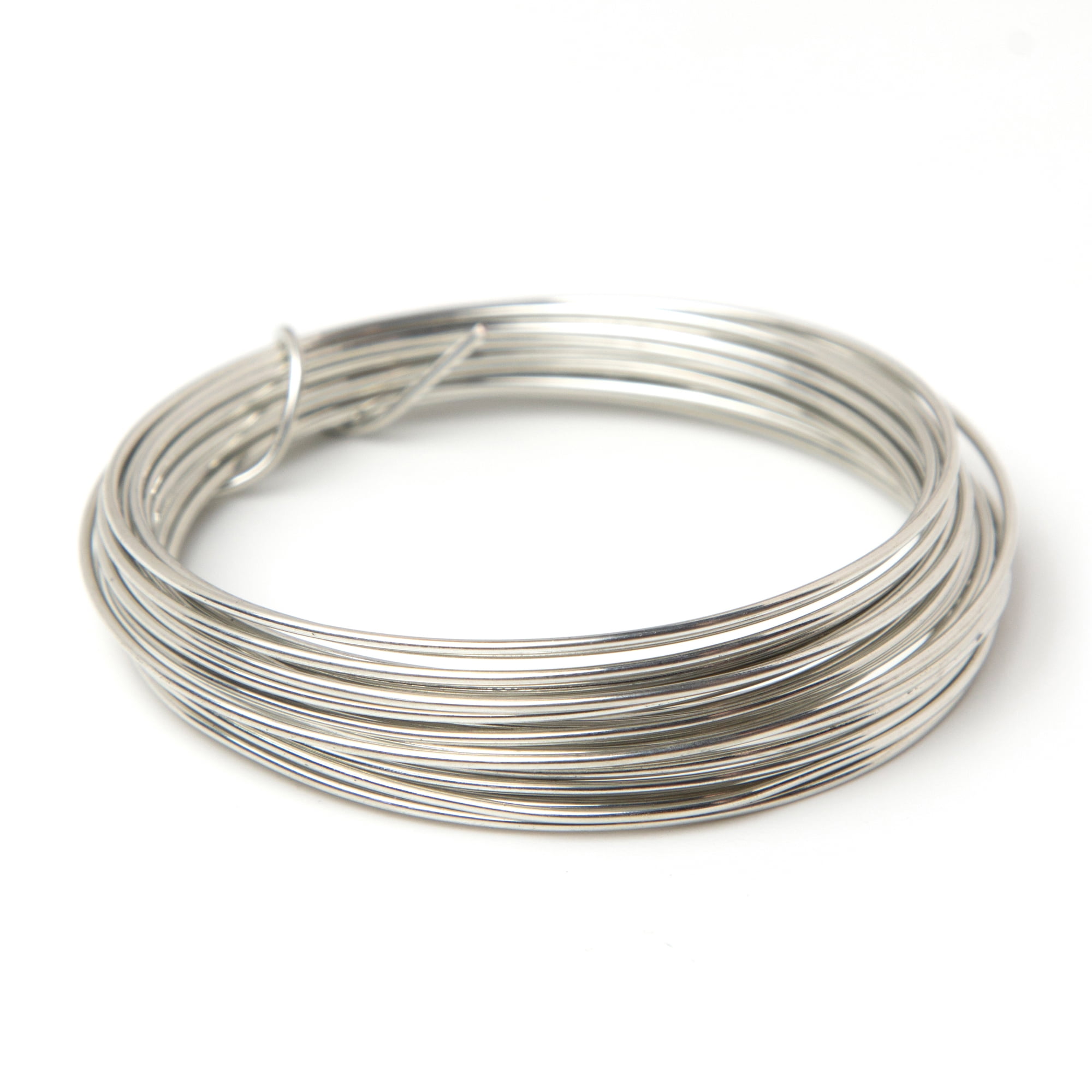 Cousin DIY Coated Copper Wire, Silver Finish, 18 Ga, 14 ft Roll