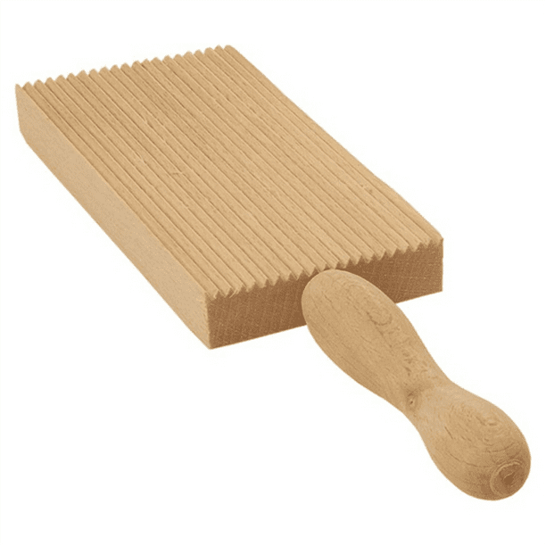 Gnocchi Boards and Wooden Butter Paddles for Rolling Dough in Gnocchi
