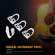 thumbnail image 3 of Púas ajustables para 3 dedos + 1 púa para el pulgar Púa para guitarra acústica Banjo (Plata) Ndcxsfigh  Nuevos Originales, 3 of 6