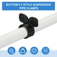 thumbnail image 4 of Uxcell Suspension Pipe Clamps, Butterfly Style Tubing Supports for Pex Copper Pipe 1-1/4 Inch, 4 of 6