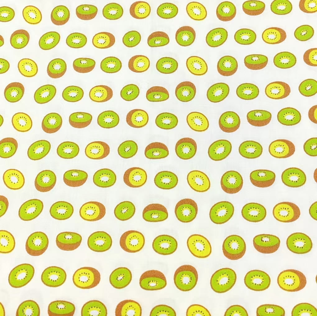 8Pcs 18x22 inch Quilting Cotton Fabric Squares Quilting Supplies Multi-Color Design Printed Floral Fabric for DIY(Fruit)