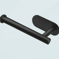 Self-Adhesive Toilet Paper Holder for Kitchen Washroom Bathroom,Quick Installation No Drilling, Stainless Steel Matt Black Toilet Paper Holder Wall Mount