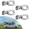thumbnail image 3 of 4PCS Water Heater Cam Lock RV Water Heater Cam Lock Parts RV Campers Door Latch Fastener (Silver), 3 of 5