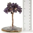 thumbnail image 2 of KALIFANO Amethyst Natural Gemstone Tree of Life with Agate Base, 2 of 8